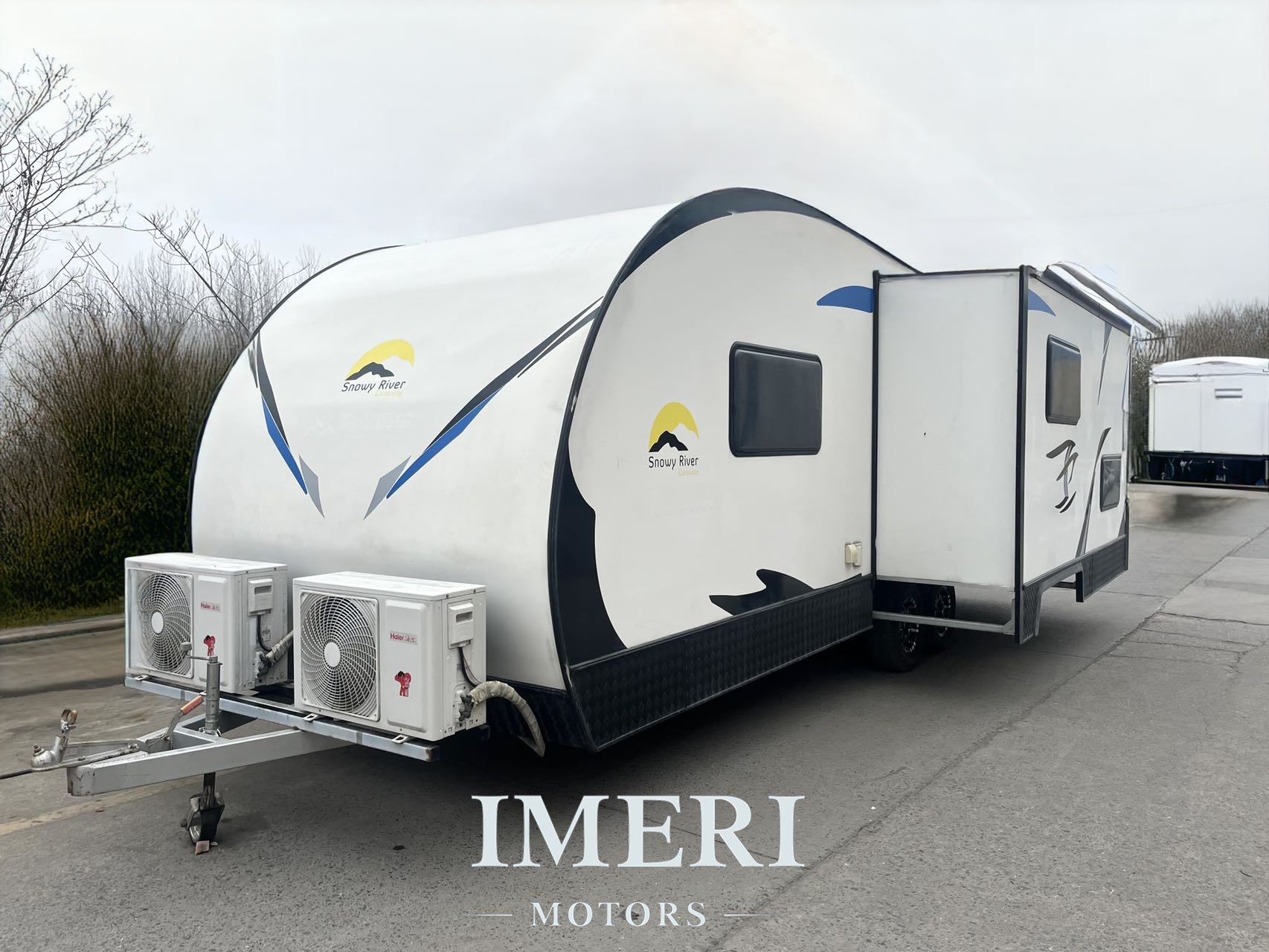 Longcui 9.6m camp side extension trailer