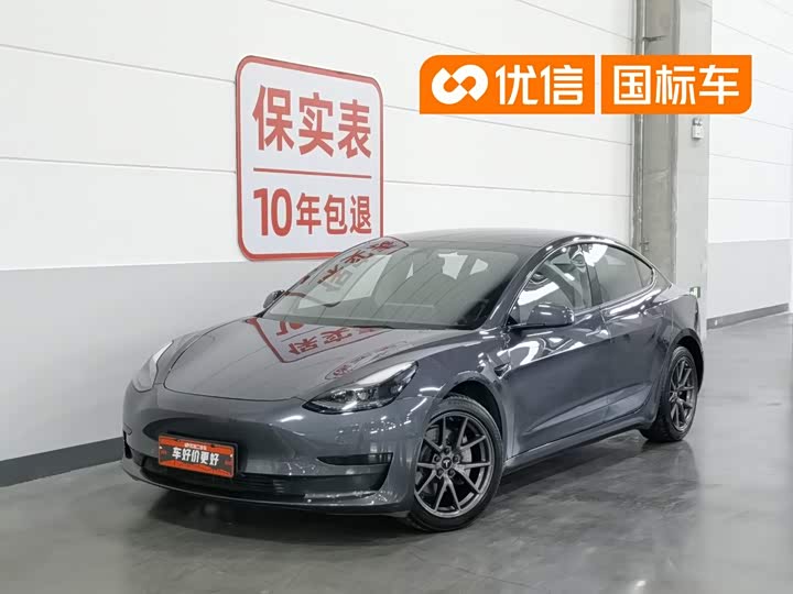 Model 3 2021 facelift standard range rear drive upgraded version 3D1