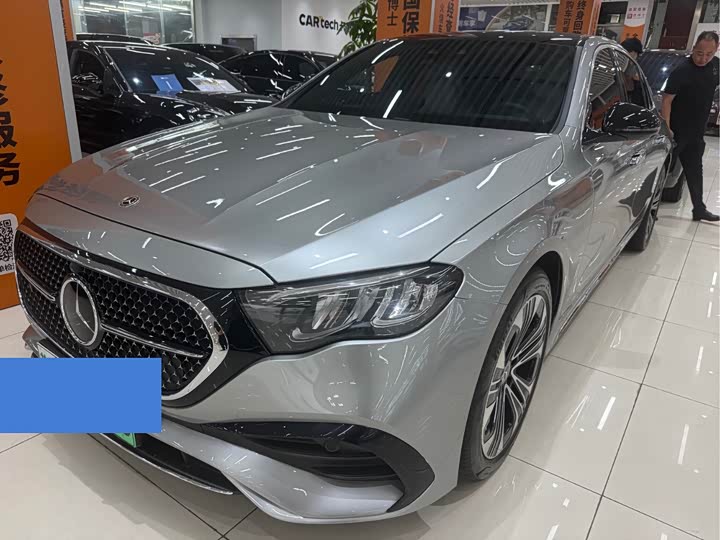 Mercedes-Benz E-Class New Energy 2024 E 350 e L plug-in hybrid sports sedan